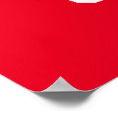 Personaliseren "! mijn hart vergrendeld" poster (Hoek)