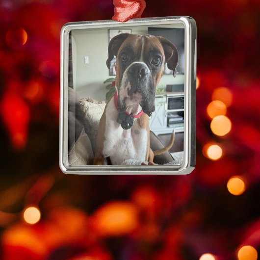 PERSONALISEREN Modern PET FOTO Ornament
