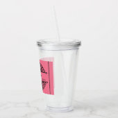 PERSONALISEREN MOEDER VAN DE BRUID ACRYLIC BOKAL ACRYL DRINKBEKER (Links)