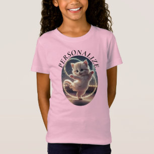 Personaliseren Naam bewerken Tekst Schattige danse T-shirt