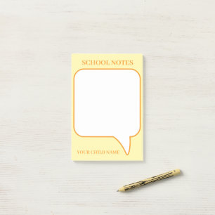 PERSONALISEREN NAAM STIJLVOOL MODERN KANTOOR SCHOO POST-IT® NOTES