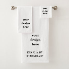 Personaliseren of aanpassen bad handdoek