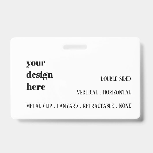 Personaliseren of aanpassen badge (Front)