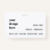 Personaliseren of aanpassen badge (Voorkant)