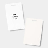 Personaliseren of aanpassen badge (Front & Back)