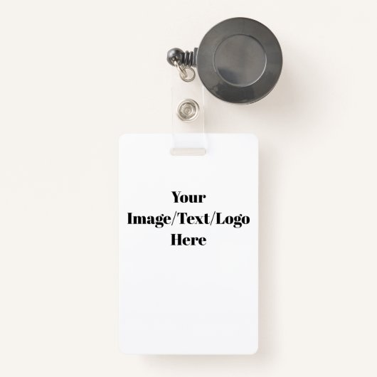 Personaliseren of aanpassen badge (Voorkant met intrekbare)