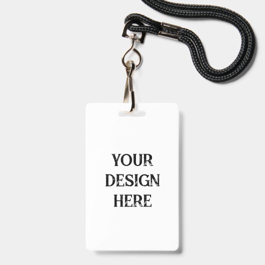 Personaliseren of Aanpassen Badge (Achterkant met lanyard)