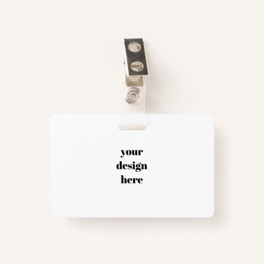 Personaliseren of aanpassen badge (Voorkant met clip)
