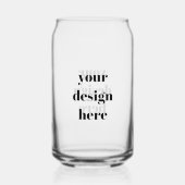 Personaliseren of aanpassen blikvorm glas (Achterkant)