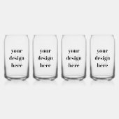 Personaliseren of aanpassen blikvorm glas (Achterkant)