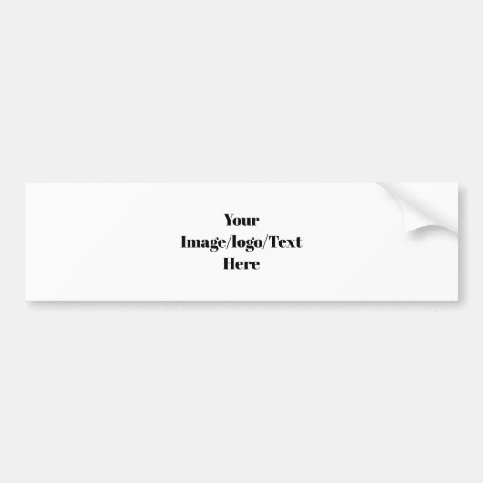 Personaliseren of aanpassen bumpersticker (Voorkant)