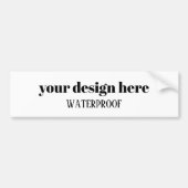 Personaliseren of aanpassen bumpersticker (Voorkant)