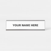 Personaliseren of aanpassen bureau naambordje (Voorkant)