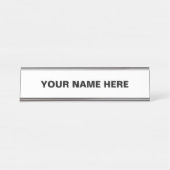 Personaliseren of aanpassen bureau naambordje (Voorkant)