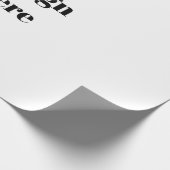 Personaliseren of aanpassen cadeaupapier (Hoek)