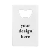 Personaliseren of aanpassen creditkaart flessenopener (Achterkant)