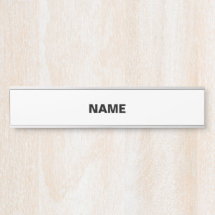 Personaliseren of aanpassen deurbordje