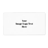 Personaliseren of aanpassen etiket (Voorkant)