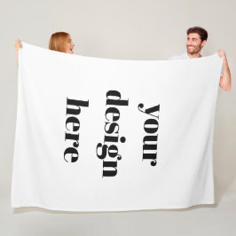 Personaliseren of aanpassen fleece deken