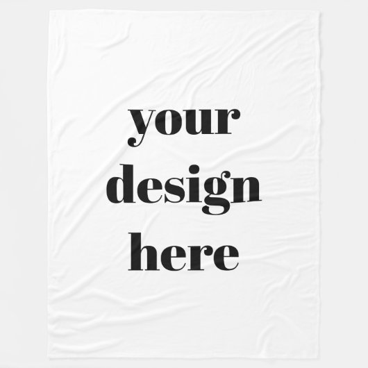 Personaliseren of aanpassen fleece deken (Voorkant)