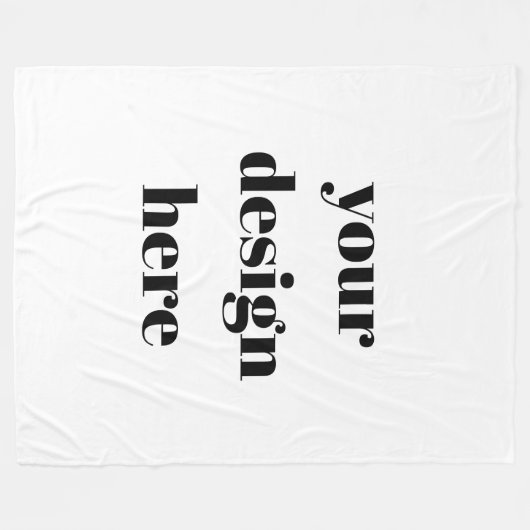 Personaliseren of aanpassen fleece deken (Voorkant (Horizontaal))