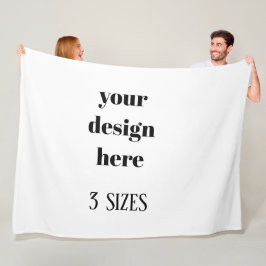 Personaliseren of aanpassen fleece deken