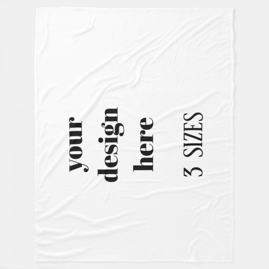 Personaliseren of aanpassen fleece deken (Voorkant)