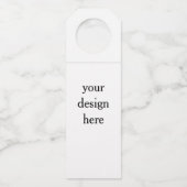 Personaliseren of aanpassen flessenhanger (Voorkant)