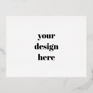 Personaliseren of aanpassen folie feestdagen briefkaart