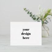 Personaliseren of aanpassen folie feestdagen briefkaart (Staand Voorkant)