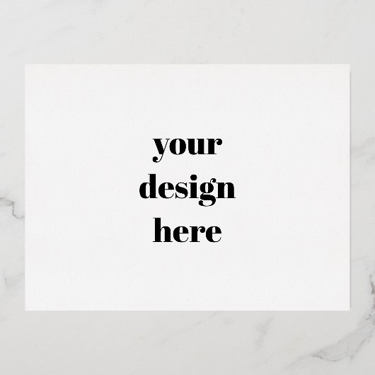 Personaliseren of aanpassen folie feestdagen briefkaart (Voorkant)