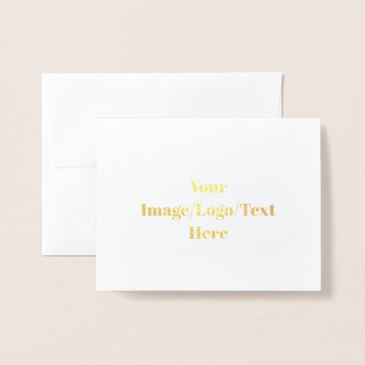 Personaliseren of aanpassen folie kaarten (Voorkant met envelop)