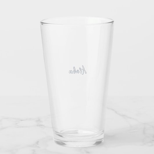 Personaliseren of aanpassen glas (Achterkant)
