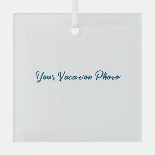 Personaliseren of aanpassen glas ornament (Voorkant)