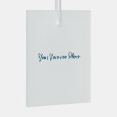 Personaliseren of aanpassen glas ornament (Voorkant Rechts)