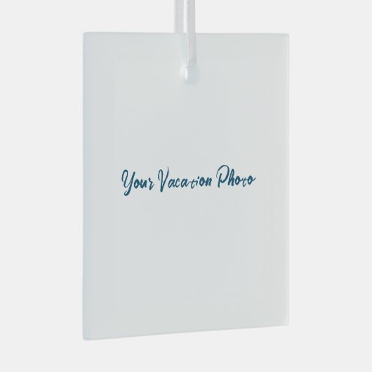 Personaliseren of aanpassen glas ornament (Voorkant Rechts)