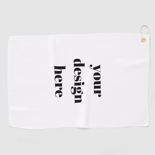 Personaliseren of aanpassen golfhanddoek (Horizontaal)