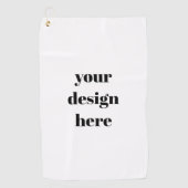 Personaliseren of aanpassen golfhanddoek (Voorkant)