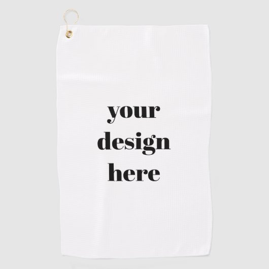 Personaliseren of aanpassen golfhanddoek (Voorkant)