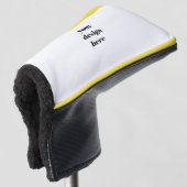 Personaliseren of aanpassen golfheadcover (3/4 voorkant)