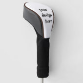 Personaliseren of aanpassen golfheadcover (Schuin)