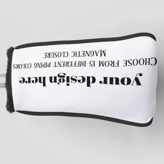 Personaliseren of aanpassen golfheadcover (Voorkant)