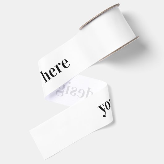 Personaliseren of Aanpassen Grosgrain Lint (Achterkant)
