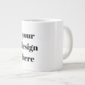 Personaliseren of aanpassen grote koffiekop (Voorkant rechts)