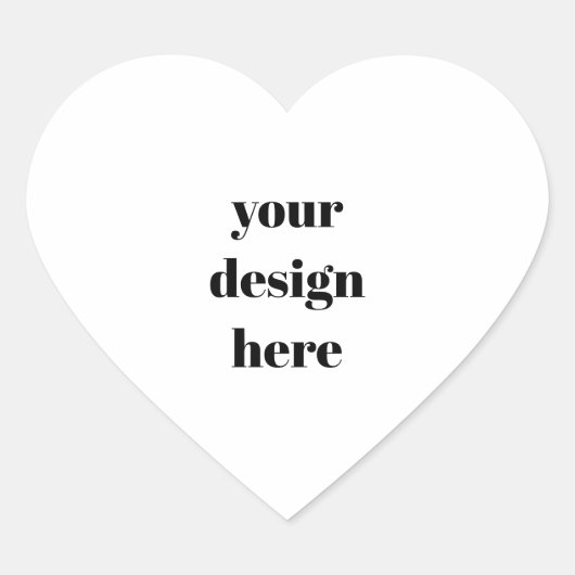 Personaliseren of aanpassen hart sticker (Voorkant)