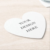 Personaliseren of aanpassen kartonnen onderzetters (Gekanteld)