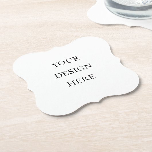 Personaliseren of aanpassen kartonnen onderzetters (Gekanteld)