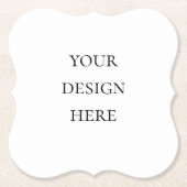 Personaliseren of aanpassen kartonnen onderzetters (Voorkant)