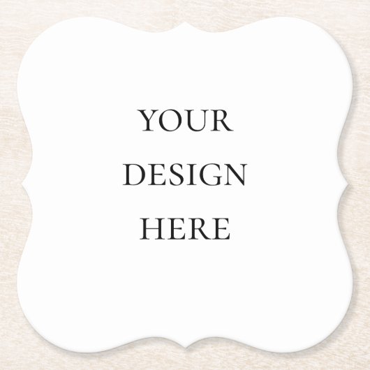 Personaliseren of aanpassen kartonnen onderzetters (Voorkant)