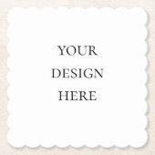 Personaliseren of aanpassen kartonnen onderzetters (Voorkant)